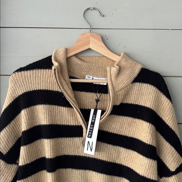 Noisy May Alice Half Zip Knit Sweater - Picture 4 of 8